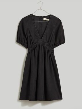 Madewell Lunar Wash Mini Dress with Puff Sleeves - Annamarie